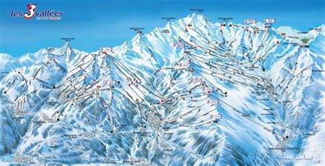 meribel ski area trail map - Heaven Publicity