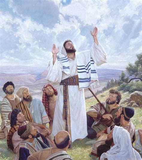 Jesus teaches his disciples how to pray (c) Mike Wimmer | Biblical art, Jesus, Bible characters