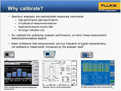 The basics of Spectrum Analyzer Calibration - YouTube