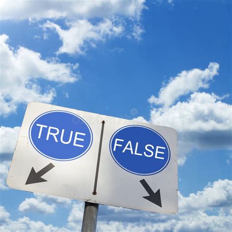 TRUE FALSE Stock Photo - Image: 41851776