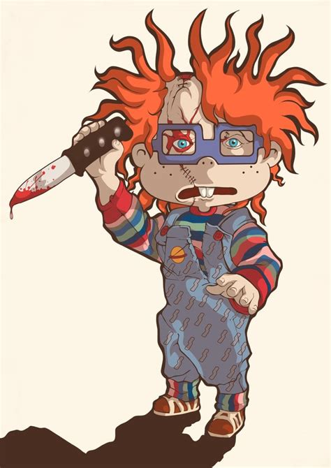 Chucky (Rugrats / Child's Play) by Peter Mahoney : r/alternativeart