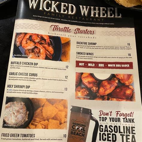 The Wicked Wheel - American Restaurant