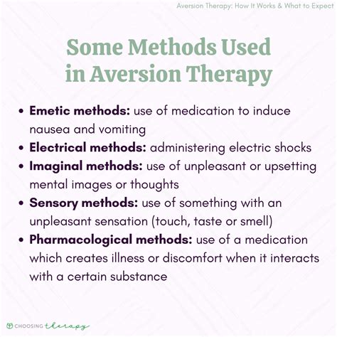 Aversion Therapy: How It Works & What to Expect