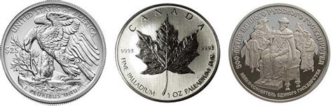 Palladium Coins | Bullion coins, Coin design, Coin prices