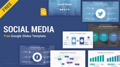 Google Slides Social Media Template