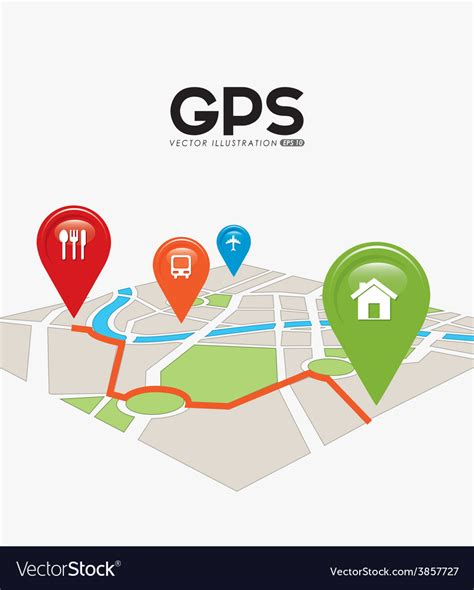 Gps signals Royalty Free Vector Image - VectorStock