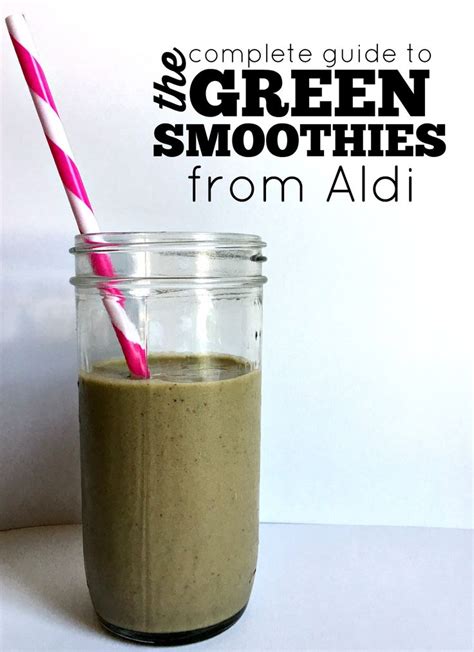 Aldi Green Smoothie Guide — melissa voigt | Smoothie guide, Nutritious meals, Food