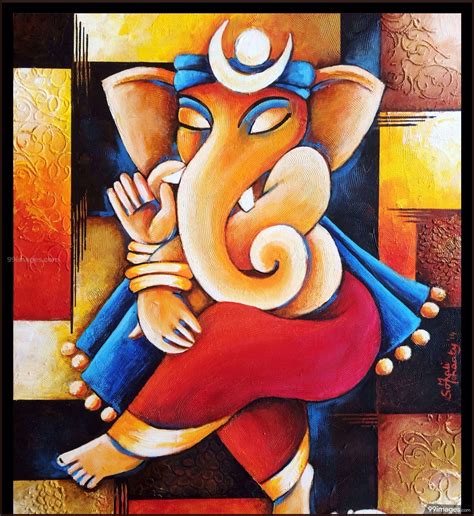 Ganesha Painting Wallpapers - Top Free Ganesha Painting Backgrounds ...