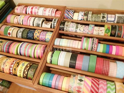 Washi Tape Organizer / Washi Tape Rack Natural by PapergeekMY