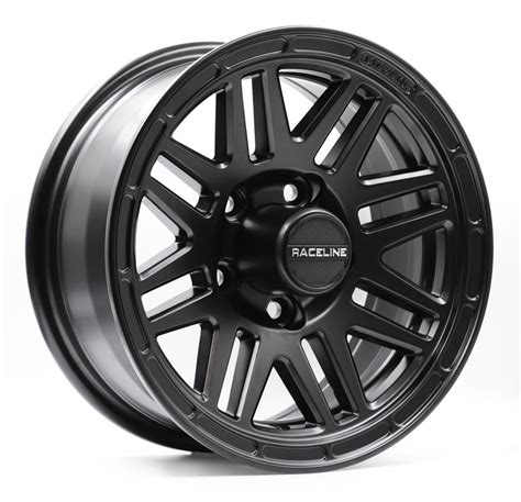 15x6 944B Outlander Black Aluminum Trailer Wheel 6x5.5