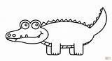 Cute Cartoon Alligator coloring page  Free Printable Coloring Pages sketch template