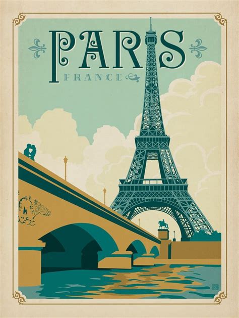 Poster Vintage Paris – Sketsa