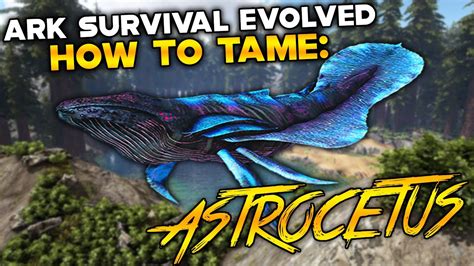 Ark Survival Evolved How To Tame ASTROCETUS - YouTube