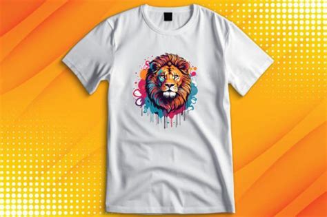 Lion T-Shirt Design Graphic by PRINTART · Creative Fabrica