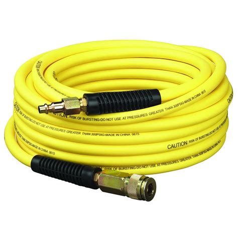 Dewalt Air Hose 50 ft. x 1/4 in. 300 PSI Reinforced Includes Strap ...