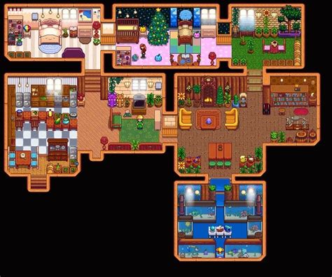 Stardew Valley house design | Stardew valley, Stardew valley layout ...