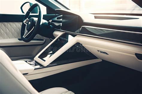 Minimalist Car Interior, with Clean Lines and Simple Design Elements ...