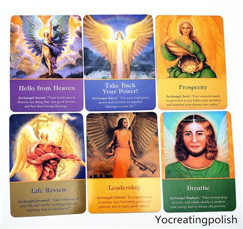 Archangel Oracle Cards : A 45-Card Deck Guidebook PDF Tarot | Etsy