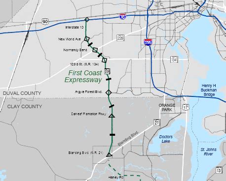 Florida Turnpike Map With Exits - World Time Zone Map