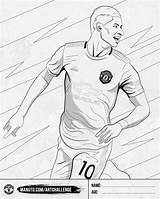 Manchester United Coloring Sheets sketch template