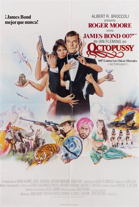 Octopussy 1983 British One Sheet Poster - Posteritati Movie Poster Gallery