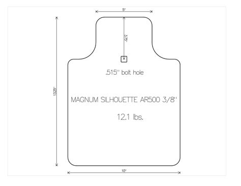 Silhouette AR500 Steel Targets | Hang Fast Targets