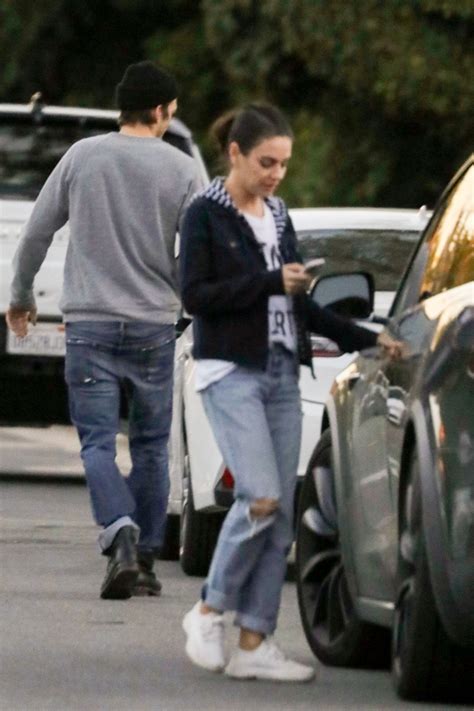 Mila Kunis and Ashton Kutcher - Out in Los Angeles 01/27/2023 • CelebMafia