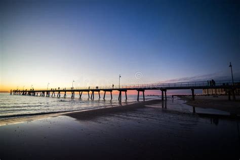 Glenelg beach stock photo. Image of blue, jetty, horizon - 95940910