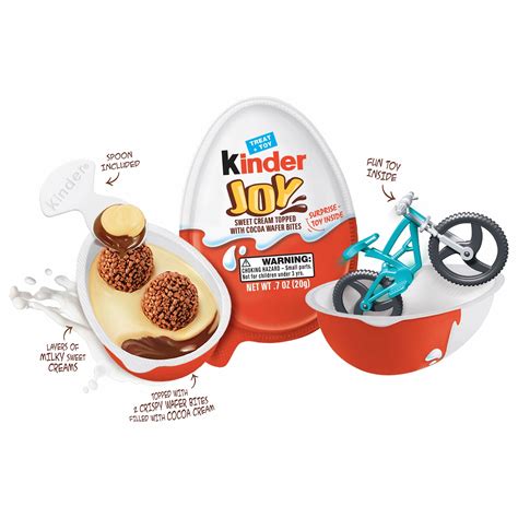 Kinder Joy Chocolate Surprise Egg with Toy Inside (8.04, 12 ct ...