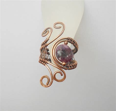 Adjustable Wire Wrapped Gemstone Ring | Wire wrapped gemstones, Jewelry design inspiration, Wire ...