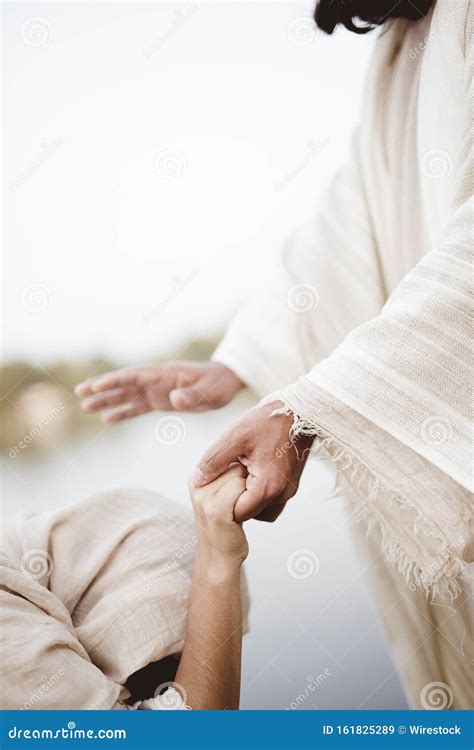 Jesus Healing Hands Stock Image | CartoonDealer.com #1446565