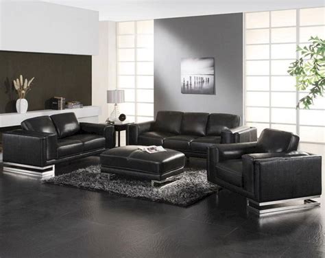 25 Incredible Modern Black Living Room Furniture Design — Freshouz Home & Architecture Decor ...