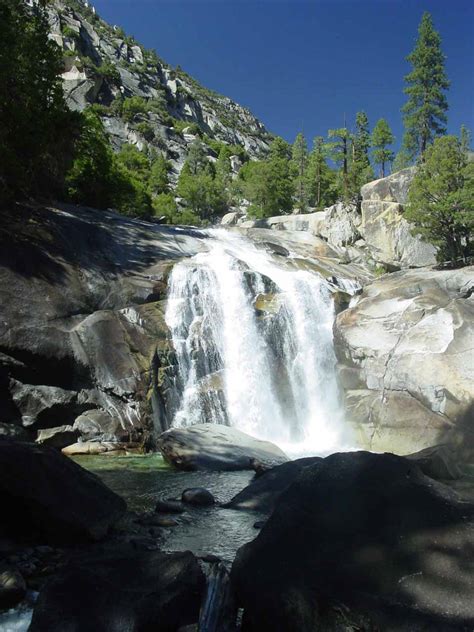 Mist Falls - Waterfall in Cedar Grove of Kings Canyon NP