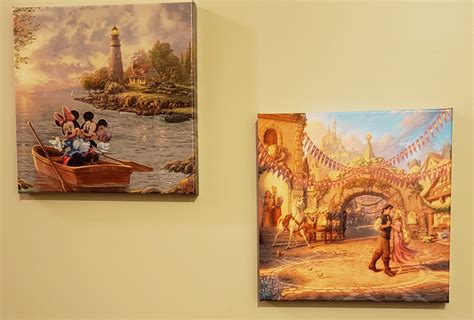 New Disney Prints Added To Thomas Kinkade Gallery Wraps! - Decor