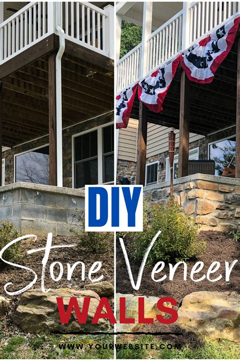 DIY Patio Stone Veneer at Smith Mountain Lake - Sweet Pea