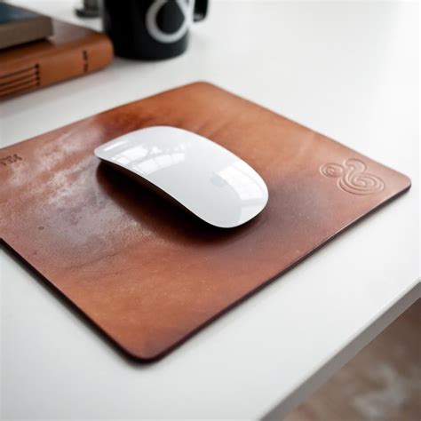 Premium Leather Mousepad (Ugmonk Logo - Natural) | Leather mouse pad ...