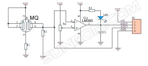 LPG Gas Sensor MQ2 [4596] : Sunrom Electronics