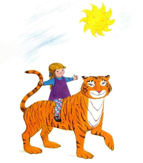 Reading Dangerously - The Tiger Who Came to Tea | Children's book illustration, Tea art, Tiger