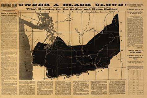 Historic Map - Washington Territory - 1865 | World Maps Online