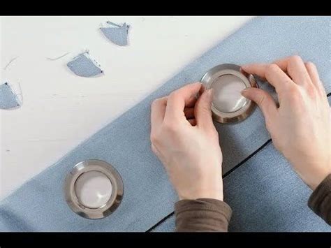 How to install grommets in your curtains - YouTube | Grommet curtains diy, Curtain installation ...