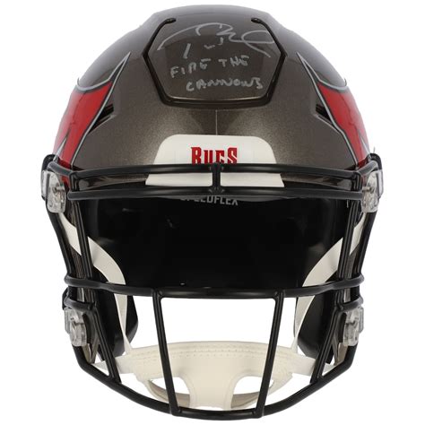 Tom Brady Tampa Bay Buccaneers Autographed Riddell Speed Flex Authentic ...