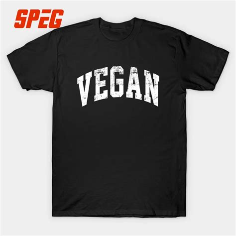 Graphic Tees Vintage Vegetarian shirt Vegan Men's Round Neck Short ...