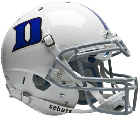 DUKE BLUE DEVILS NCAA Schutt AiR XP Full Size AUTHENTIC Football Helmet ...