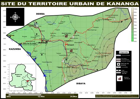 les cartes géographiques de la RDC