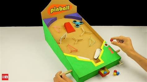 How to Make a Cardboard Pinball Machine at Home | Pinball diy, Pinball, Pinball machine