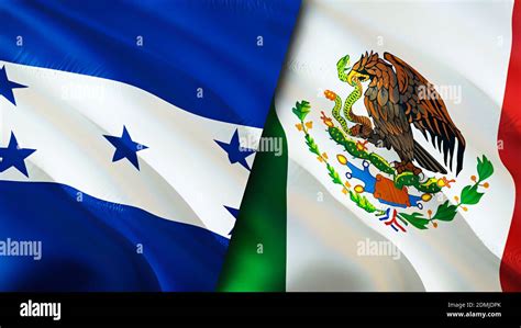 Honduras and Mexico flags. 3D Waving flag design. Honduras Mexico flag, picture, wallpaper ...