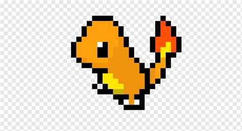 Pikachu Charmander Pixel art Pokémon Charizard, terraria, text, pokemon ...