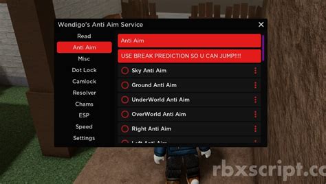 Da Hood: Anti Lock, Anti Aim & More Scripts | RbxScript