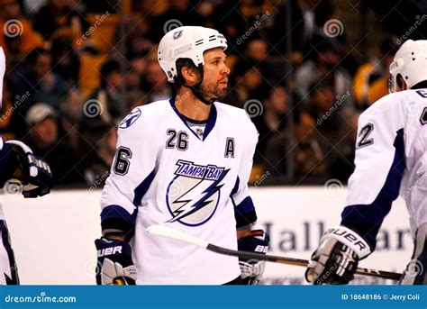 Martin St. Louis Tampa Bay Lightning Photo éditorial - Image du casque, sports: 18648186