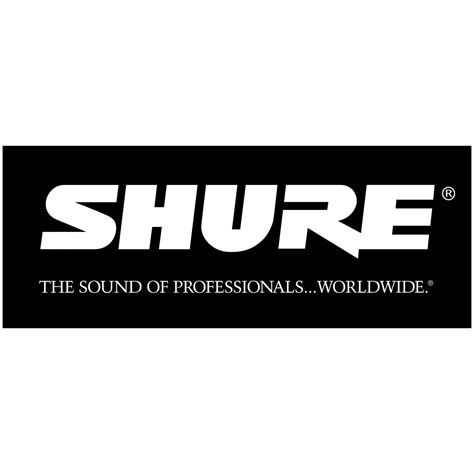 Shure Logo Black and White (1) – Brands Logos